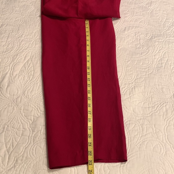 NEW Allison Taylor Y2K Silk and Linen Cropped Pants - Picture 12 of 12